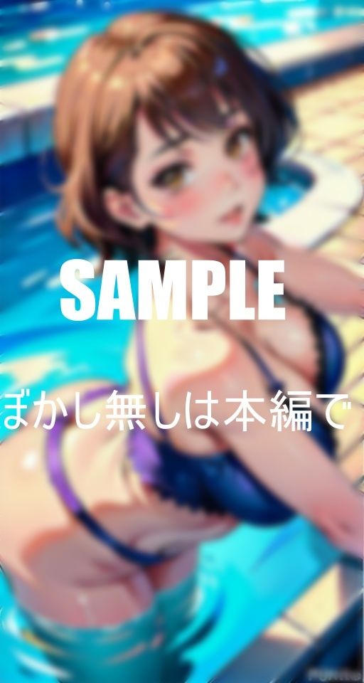 お尻フェチ必見プールで若い男たちを物色する下着熟女たちビンビンチ〇ポでハメて欲しくて我慢できない濡れたオ○○コ サンプル6ページ目