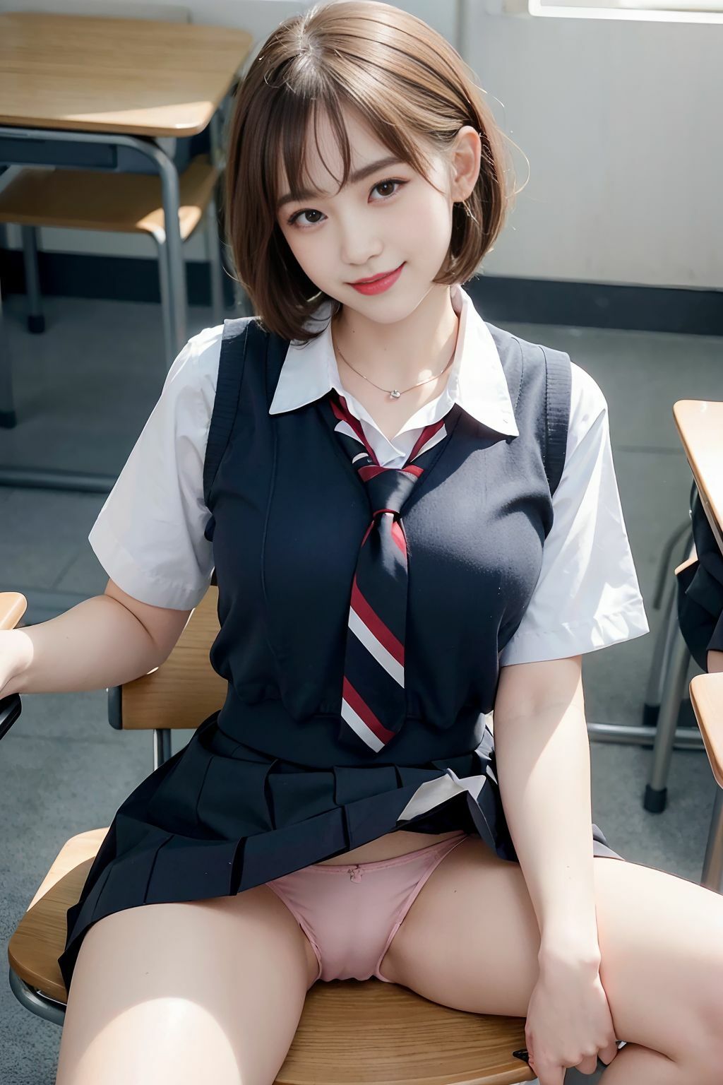 クラスで人気のあの子が サンプル2ページ目