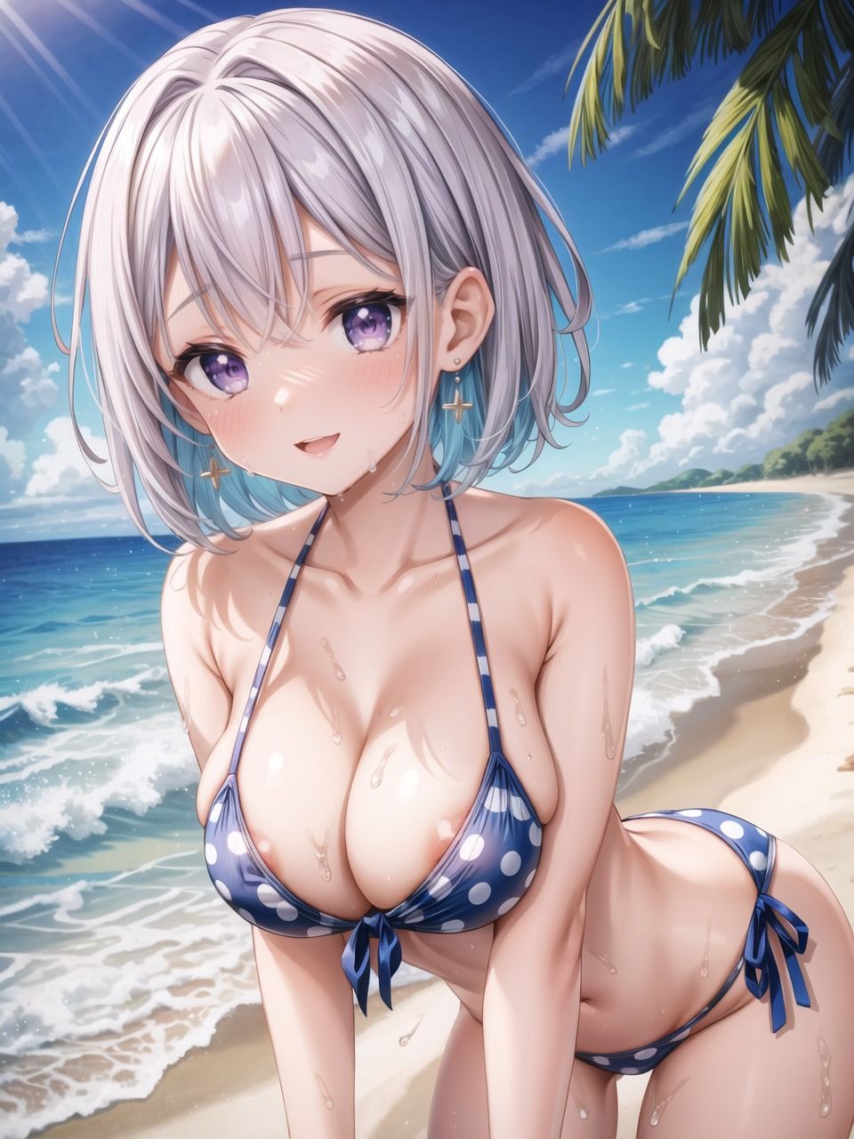 ビキニガールずらし〜本番 サンプル1ページ目
