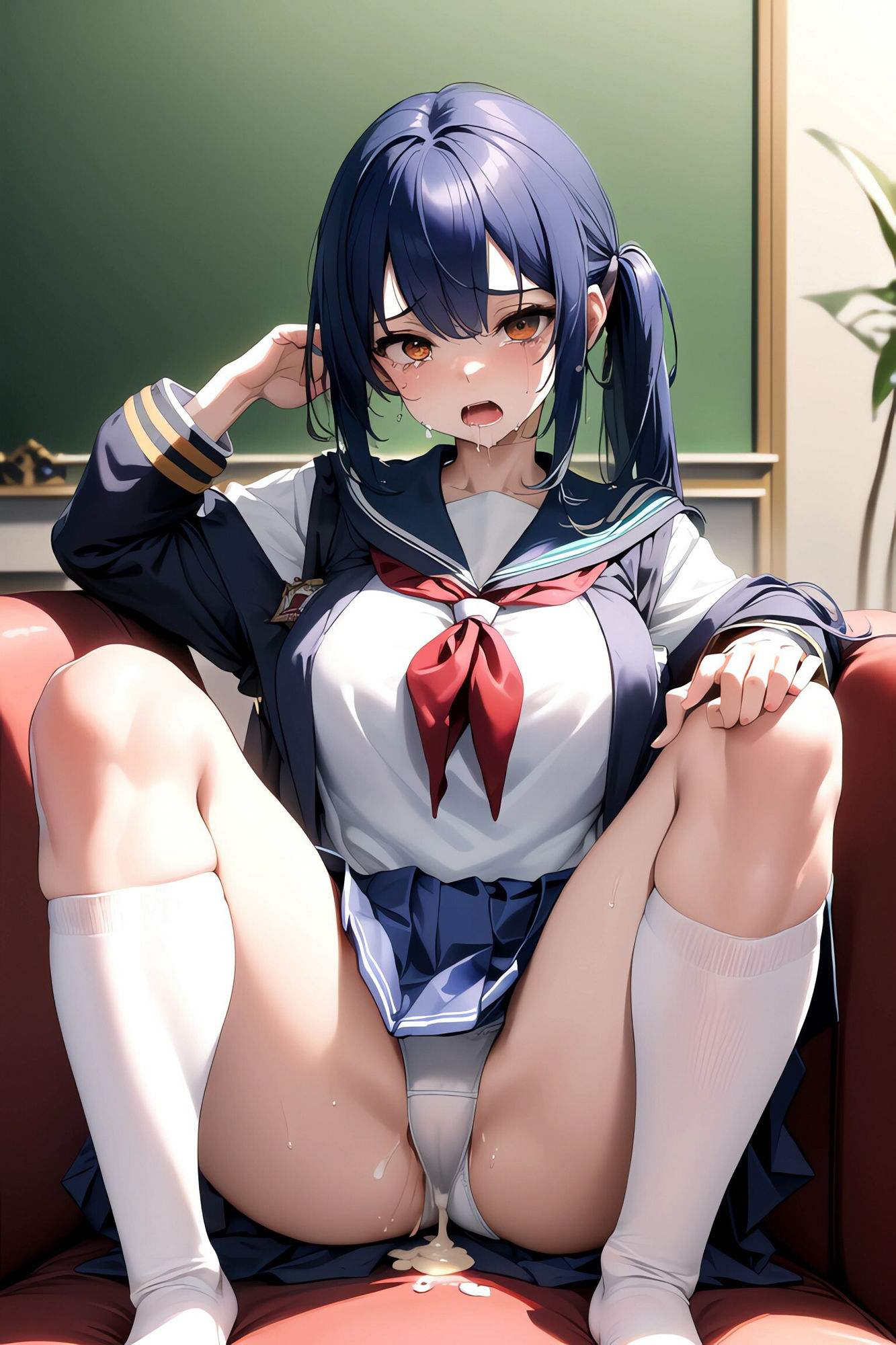 【巨乳】女子校生パンティー〜強●高圧中出し射撃〜 サンプル5ページ目