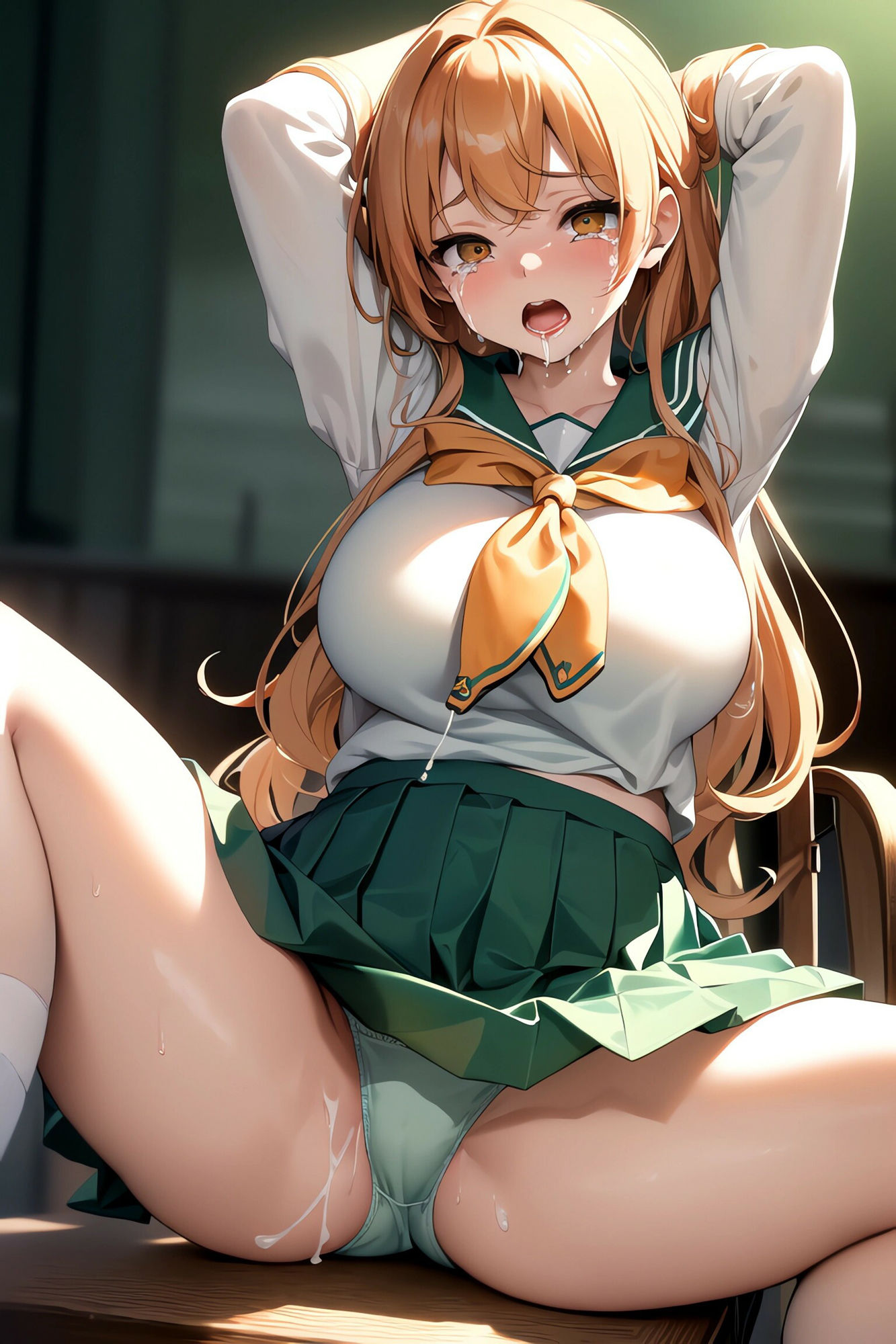 【巨乳】女子校生パンティー〜強●高圧中出し射撃〜 サンプル10ページ目