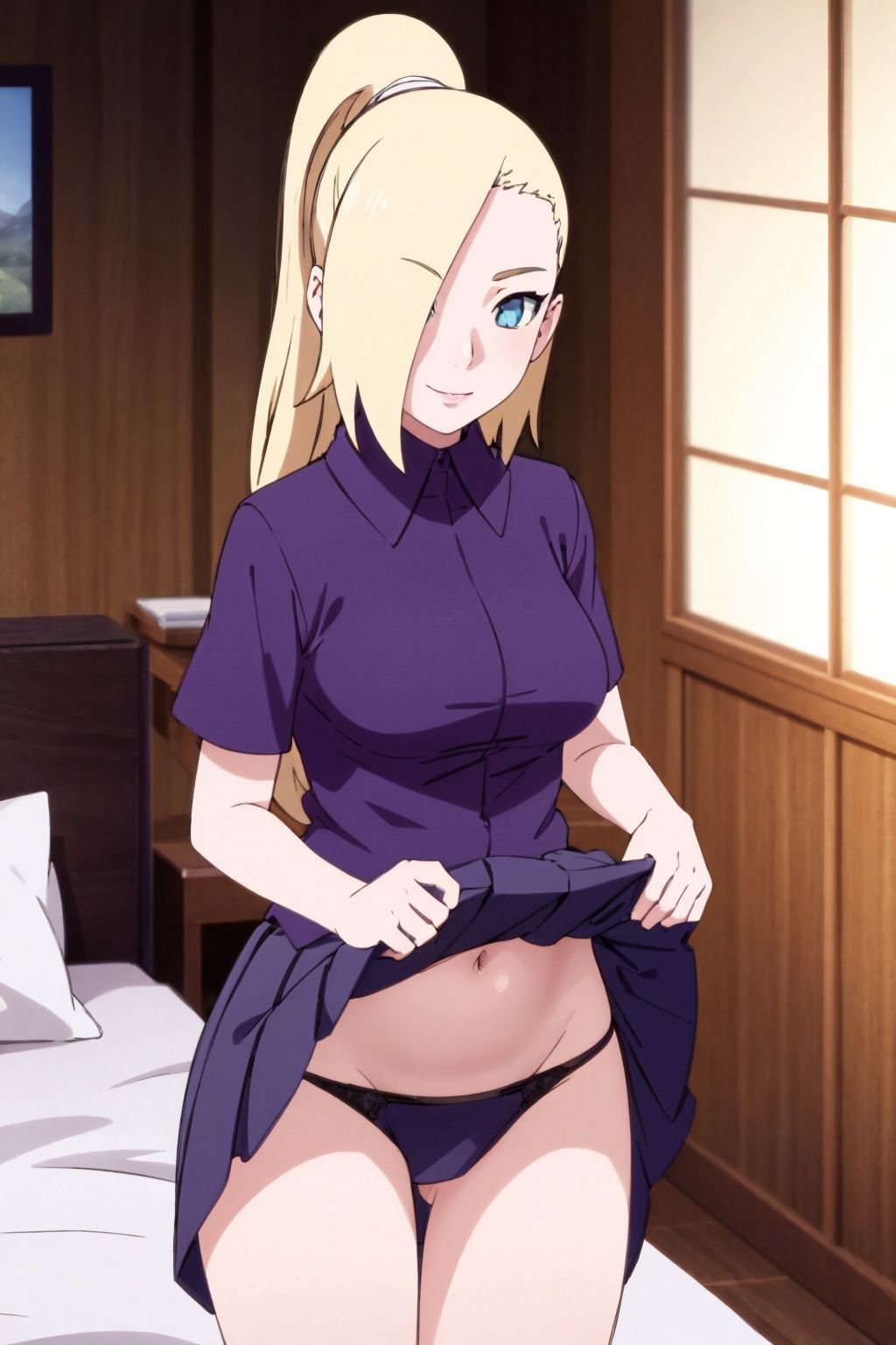 木の葉のエロ里-女忍達脱がせてみた？ サンプル1ページ目