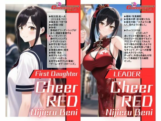 AI妄想美少女シリーズ-41【7つ子のJK妄想美少女戦隊チアポニー 3】えちえち美脚チャイナガール編 サンプル2ページ目