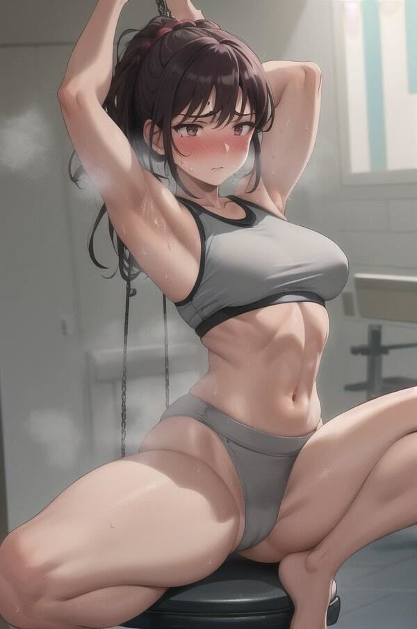 拘束調教されちゃう美人フィットネス女子たち サンプル7ページ目