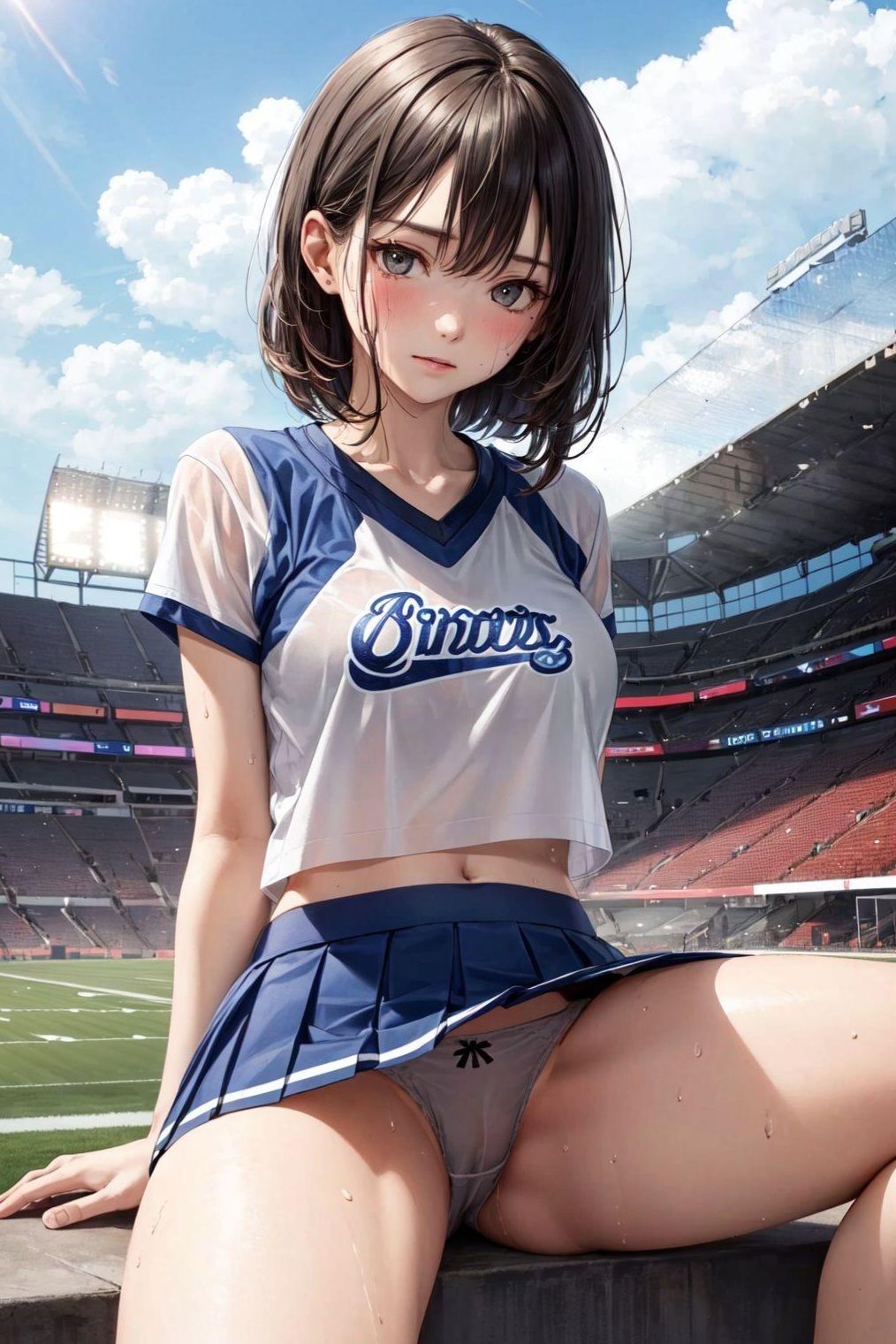 生パンで踊るチアガール達3rd サンプル1ページ目
