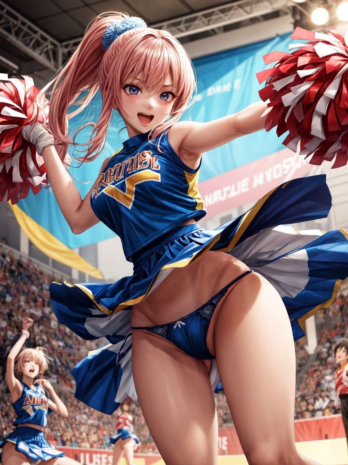 生パンで踊るチアガール達3rd サンプル3ページ目