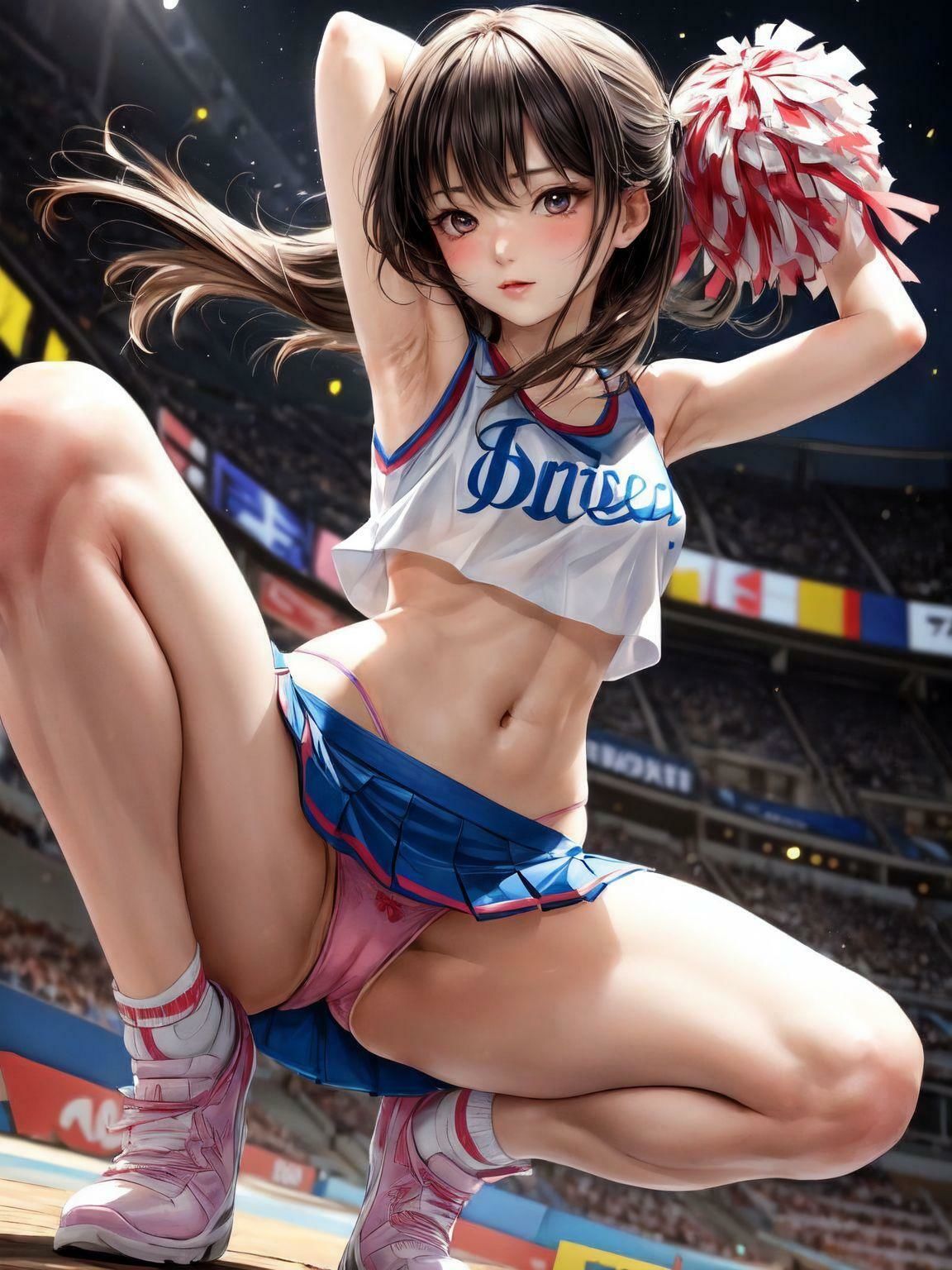 生パンで踊るチアガール達3rd サンプル4ページ目