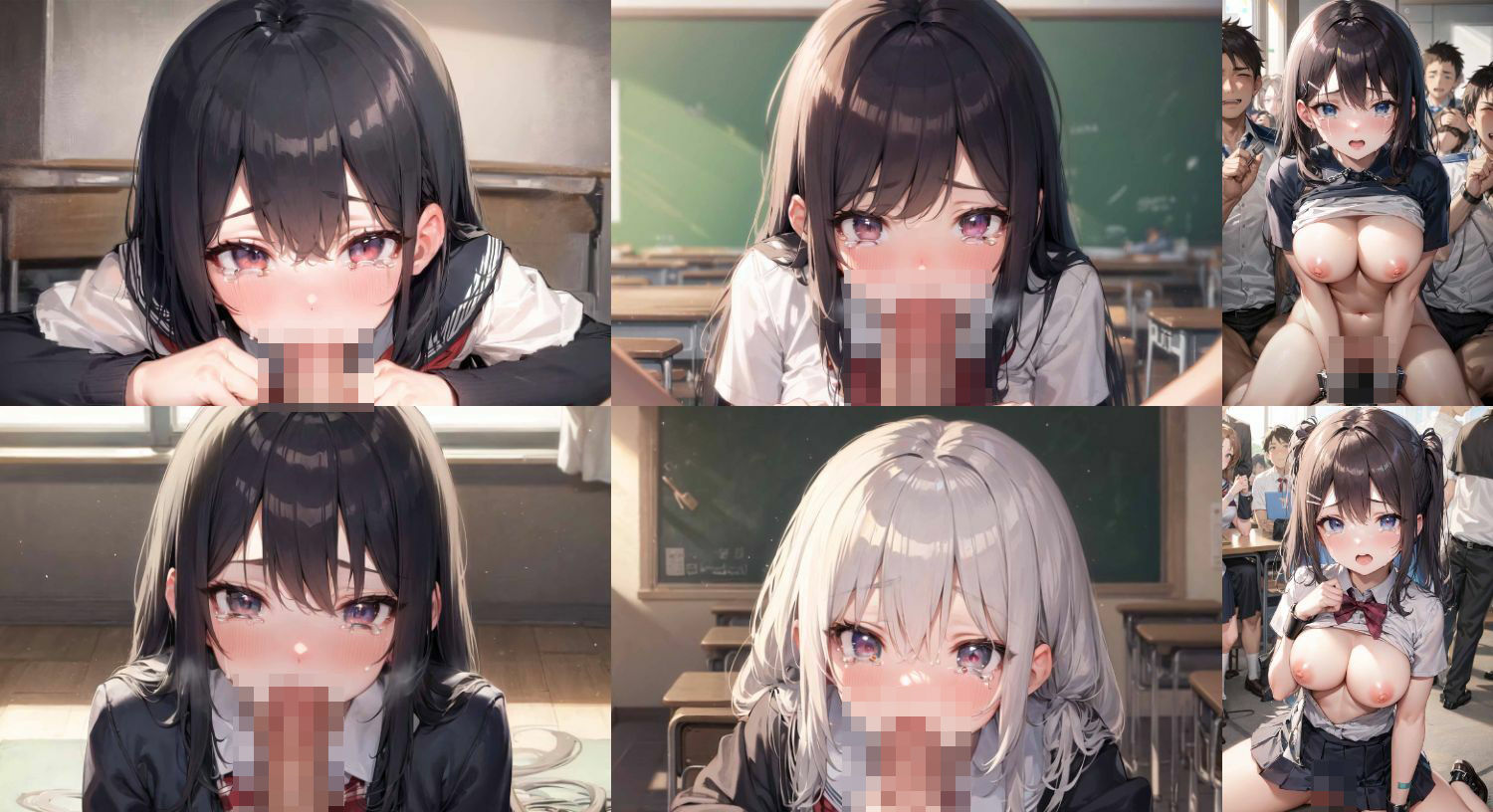 便利に使える穴ホ？コ制服肉便器 vol4 サンプル7ページ目