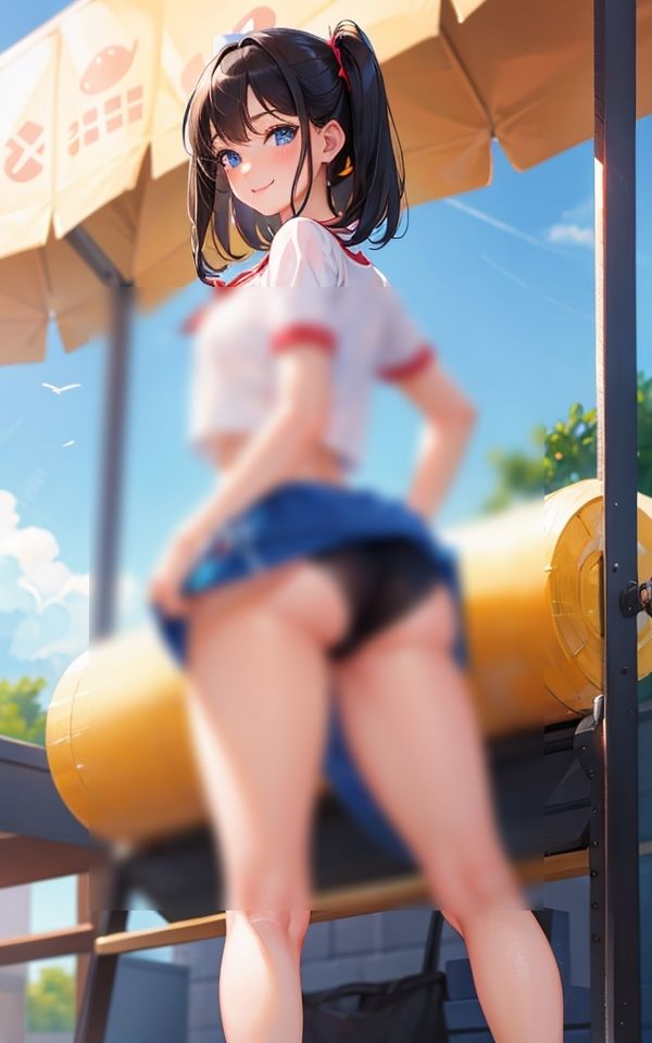 ブルマで来ちゃった 〜なんだかエッチだね〜 サンプル2ページ目