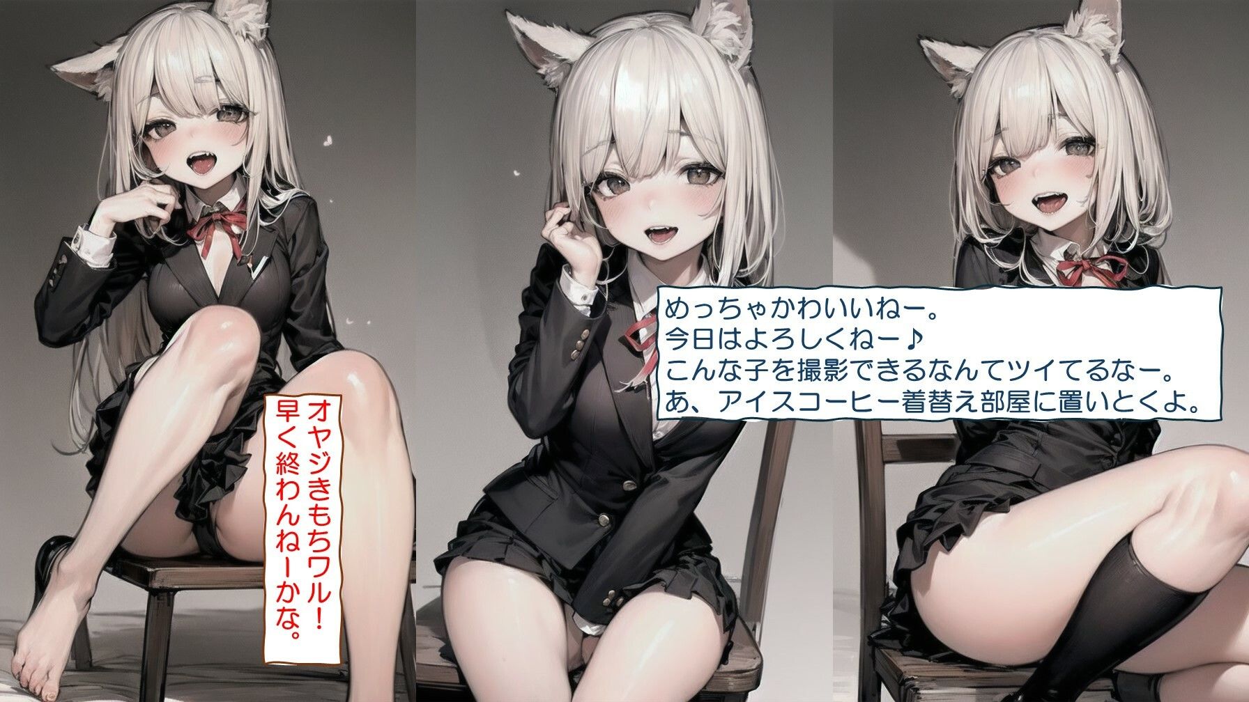 ケモ耳ちゃんのアルバイト サンプル1ページ目