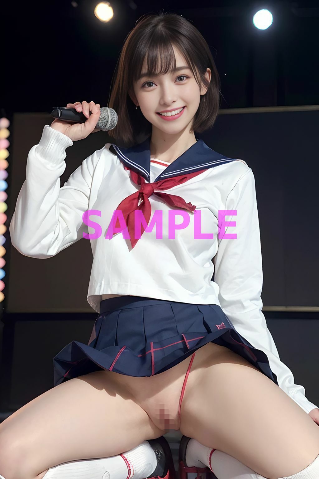 アイドル女子◯生のファンサービス サンプル8ページ目