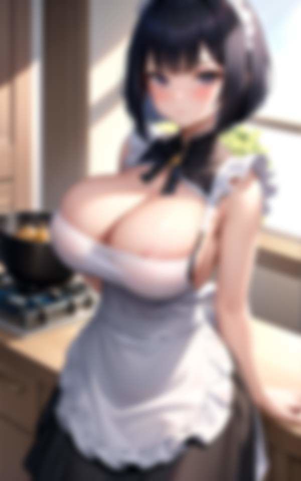 無愛想だけどいつでも揉ませてくれる爆乳メイドさん サンプル7ページ目