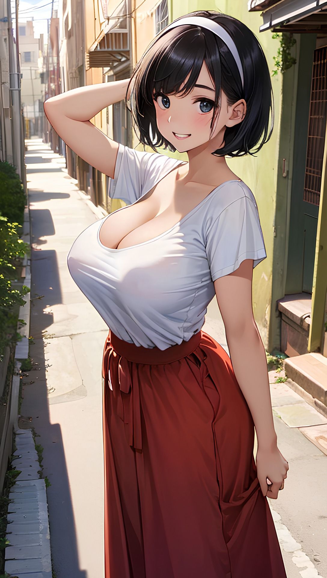 爆乳とお姉さん サンプル1ページ目