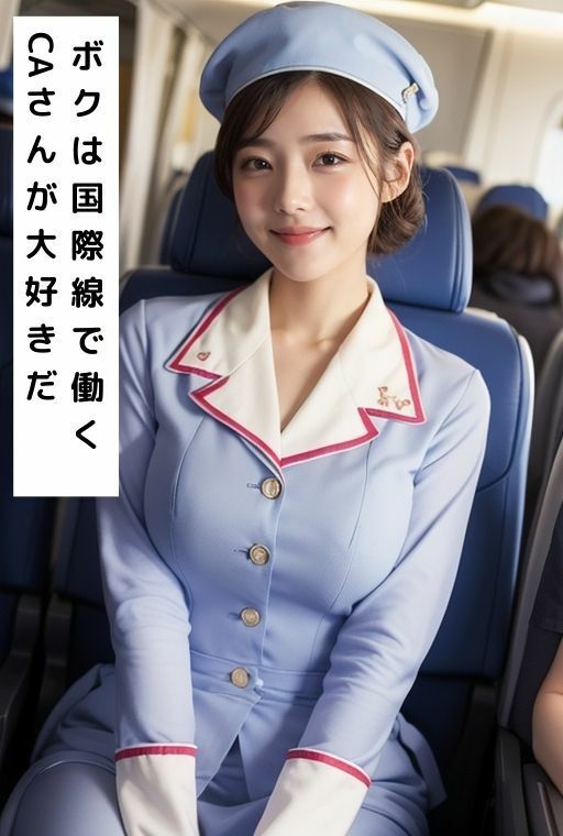 国際線で働くCAにお願いしたらエッチな姿を見せてくれた サンプル1ページ目