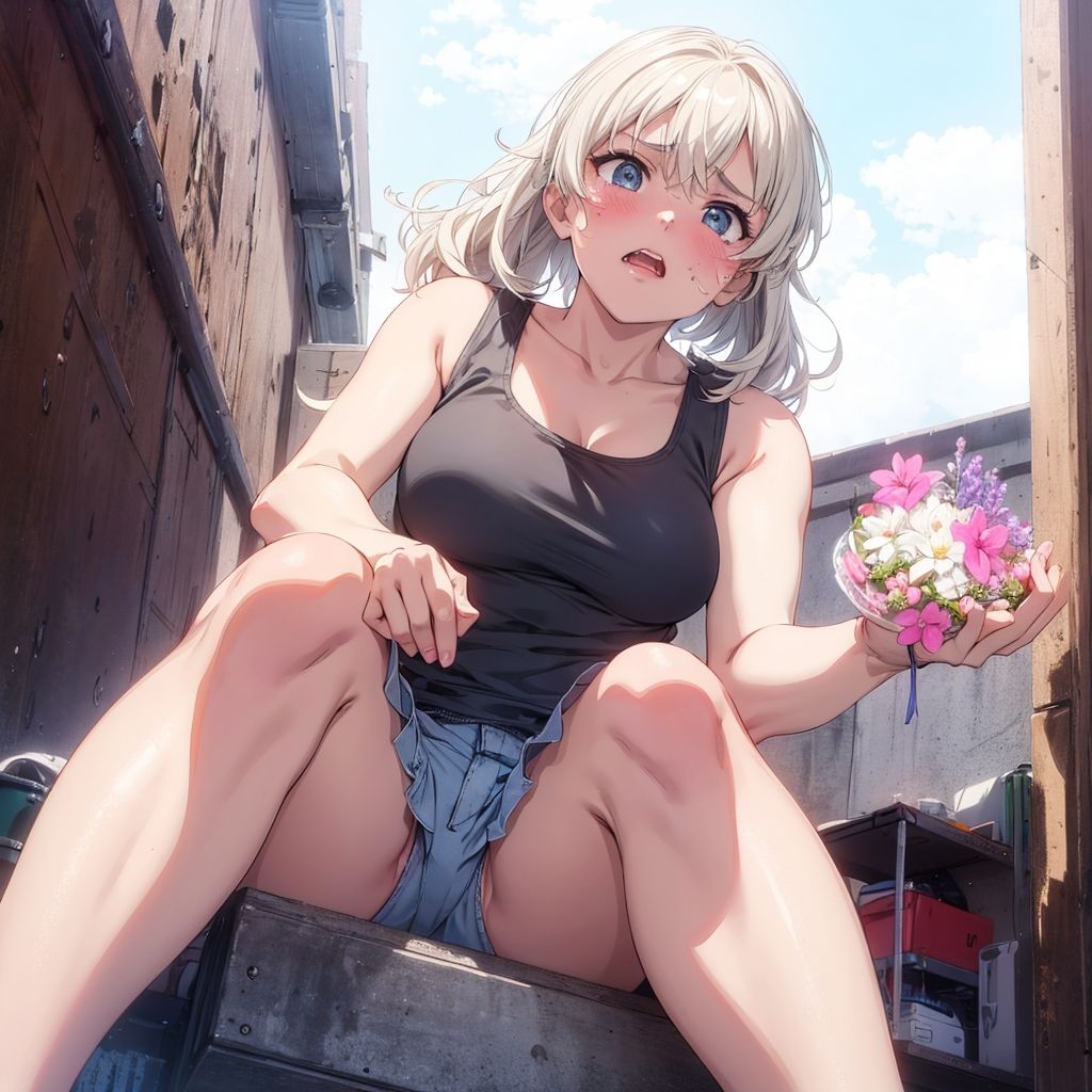 タンクトップちゃん サンプル2ページ目