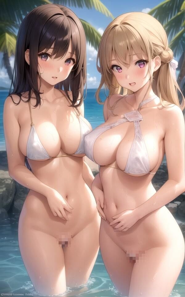ビーチで見つけたえっちな女の子たち サンプル1ページ目
