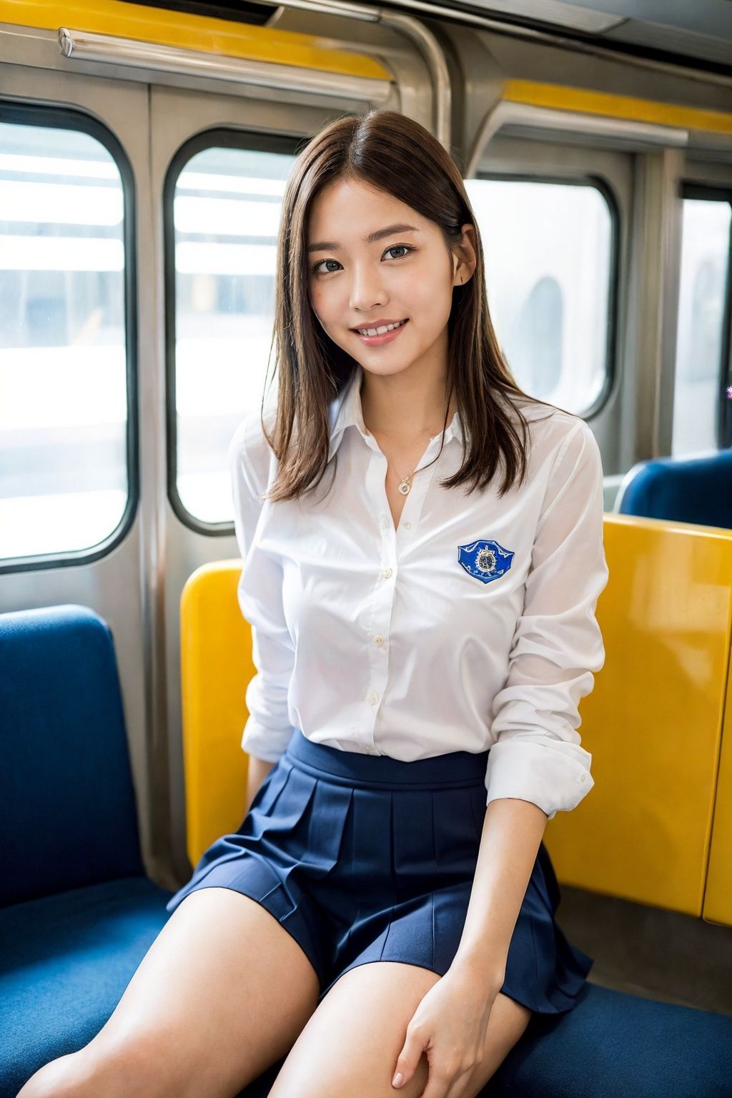 【PC用★高画質】電車の向かい席21 サンプル2ページ目
