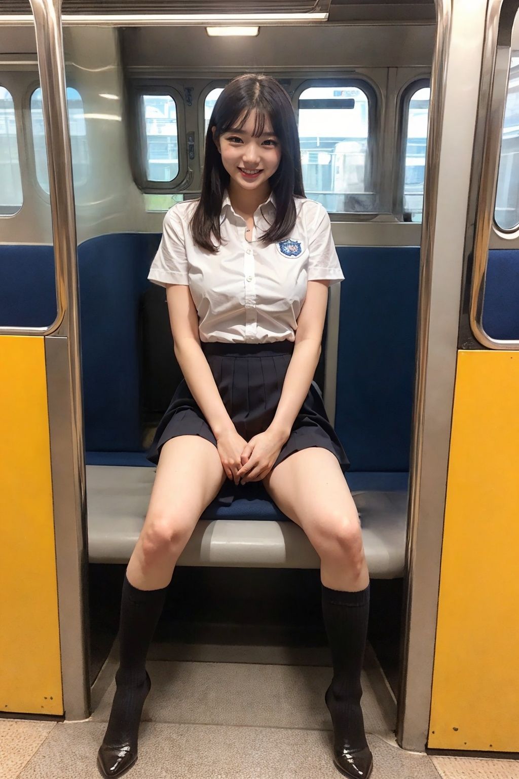 【PC用★高画質】電車の向かい席21 サンプル6ページ目