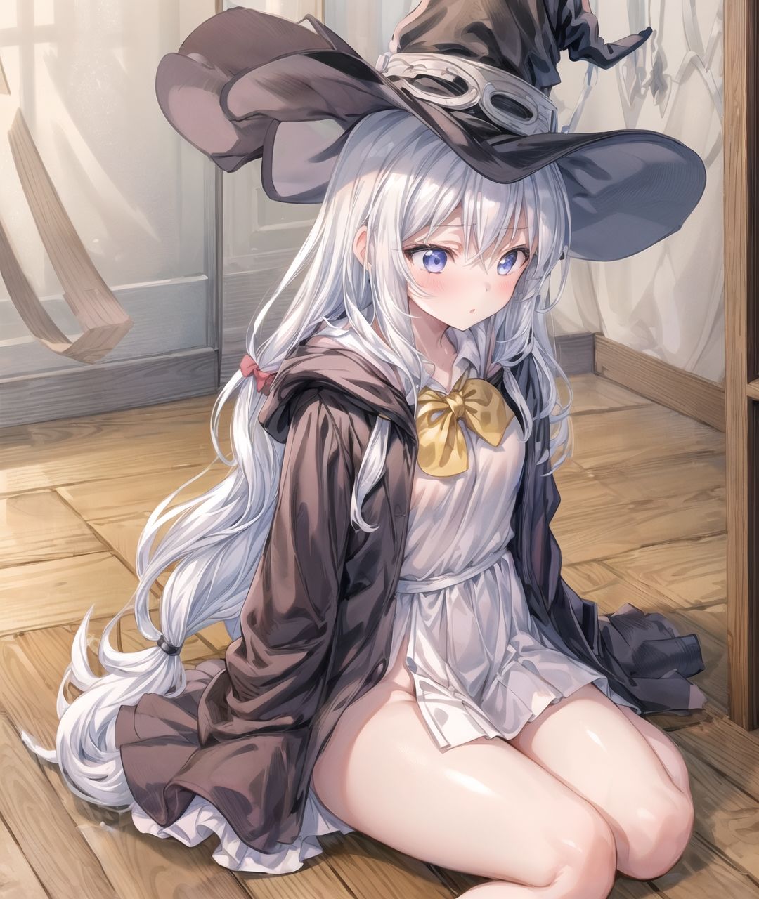 美少女たちのひととき・イレ〇ナ（魔女の旅々） サンプル6ページ目