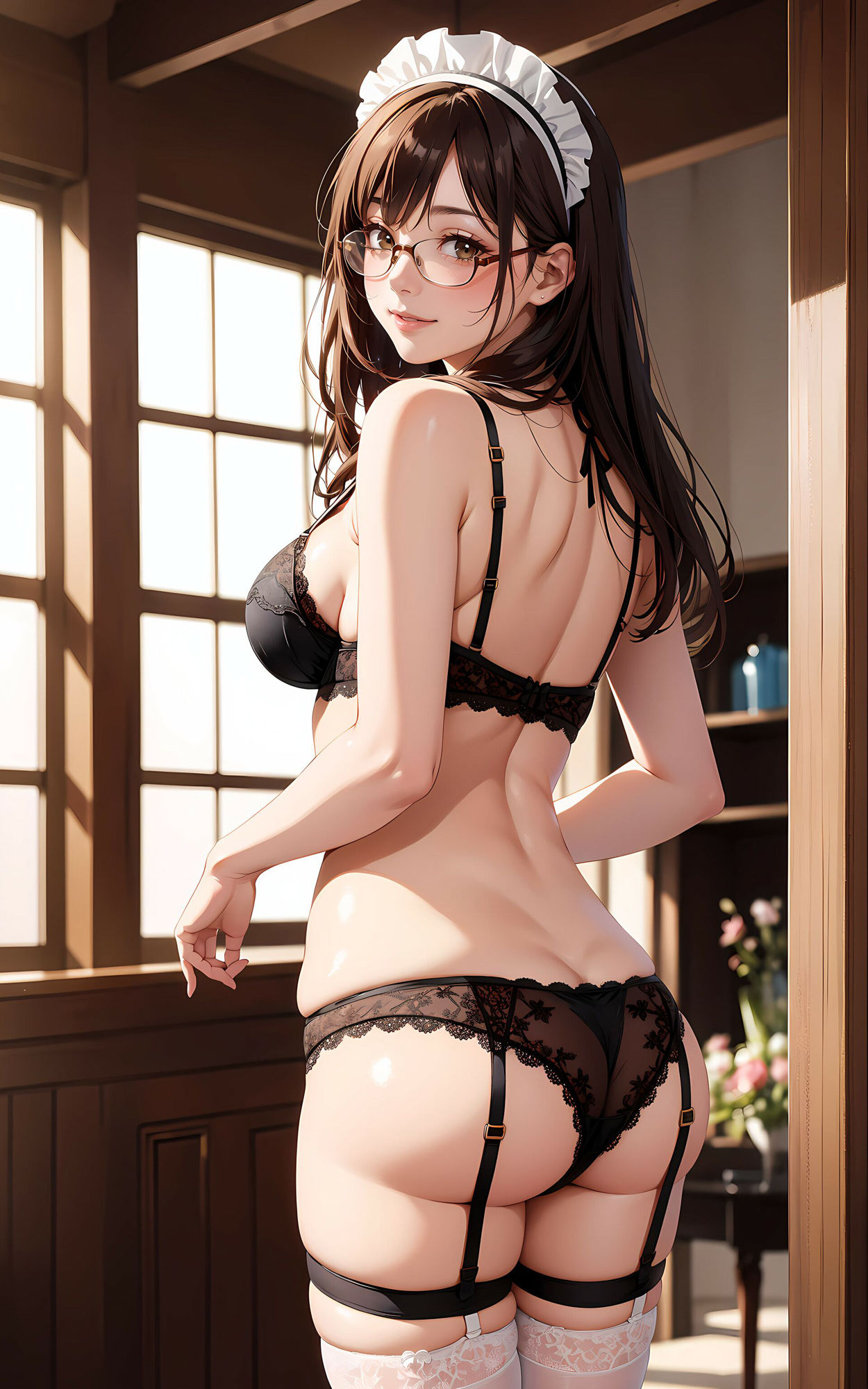 メイド×眼鏡×ランジェリー サンプル8ページ目