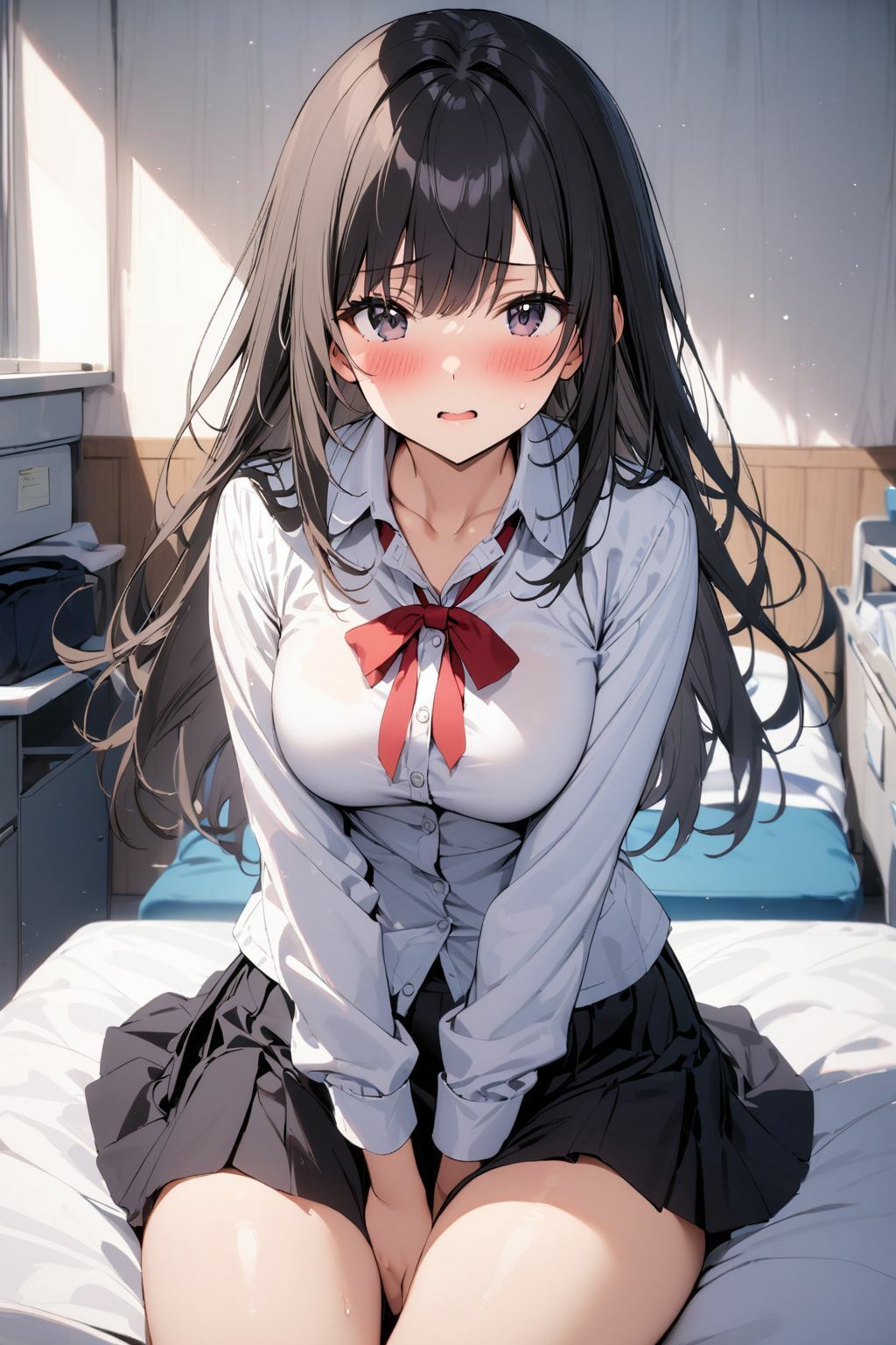むっつりスケベと噂の保健委員に性処理お願いしてみたら引き受けてくれた件 サンプル1ページ目