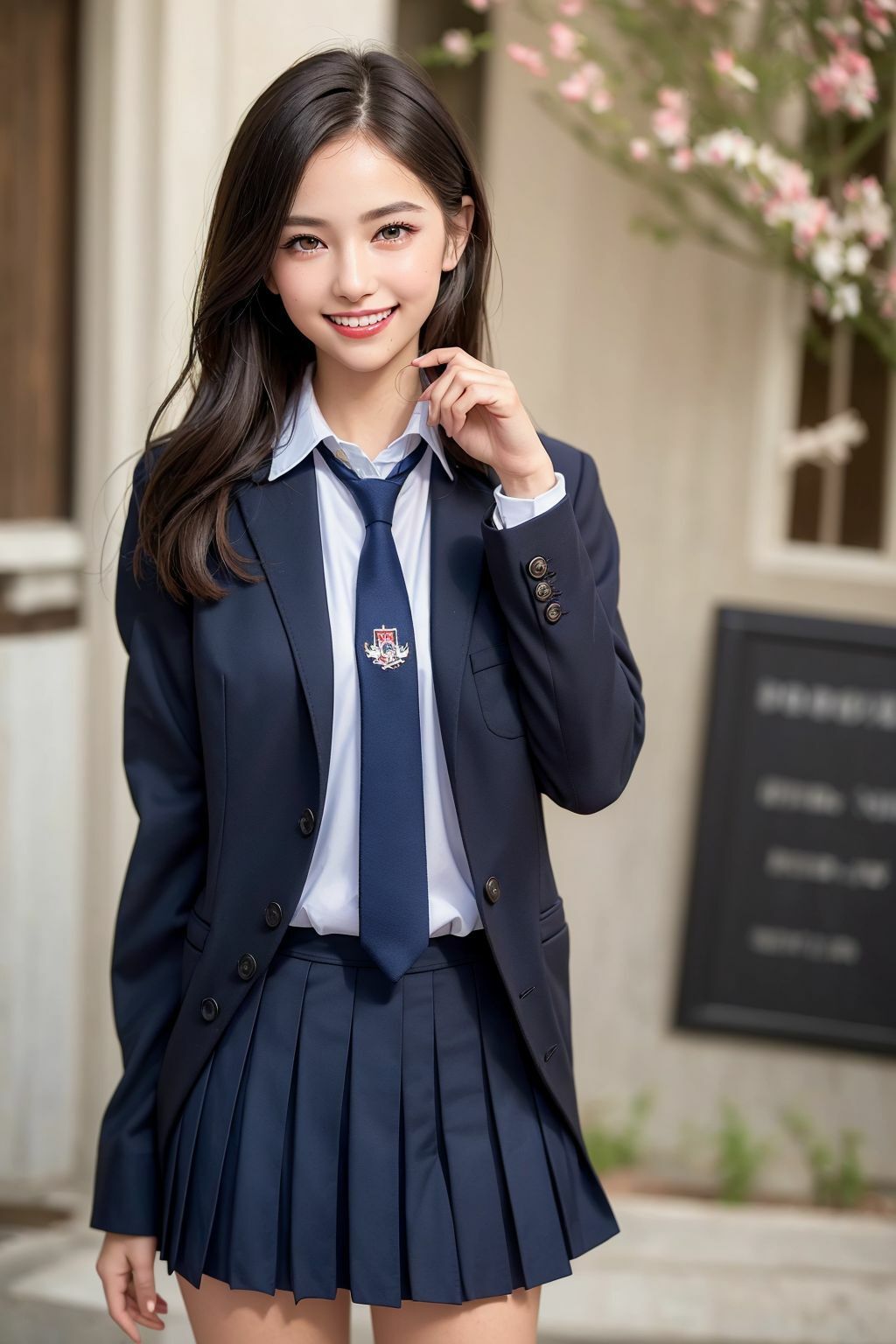 清楚系制服美女の乱れた放課後 サンプル1ページ目
