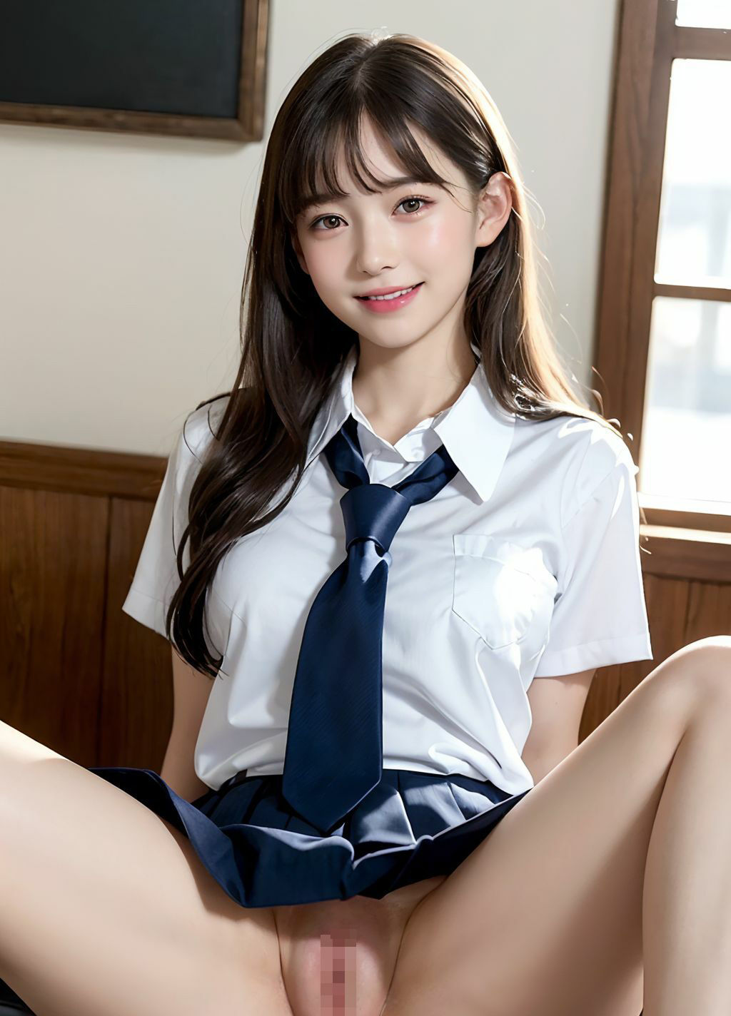 清楚系制服美女の乱れた放課後 サンプル7ページ目
