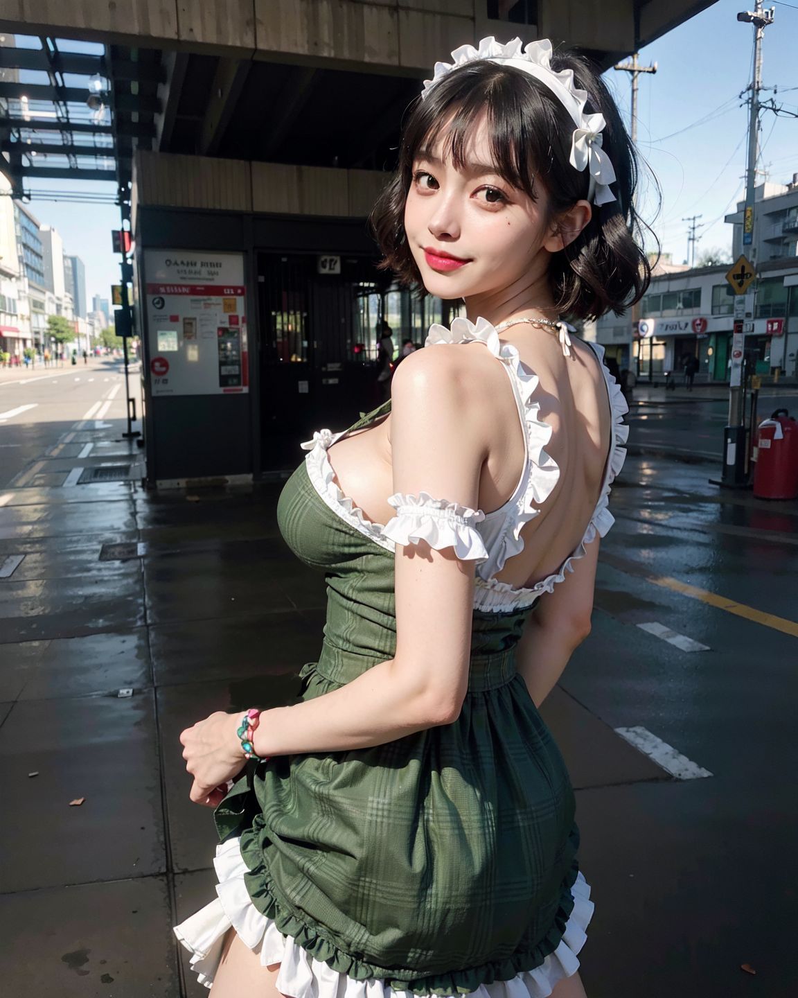 清楚なメイドさんのおっぱいとおま〇こ おっぱいとおま〇こ、見せてもらってイイですか？ サンプル5ページ目