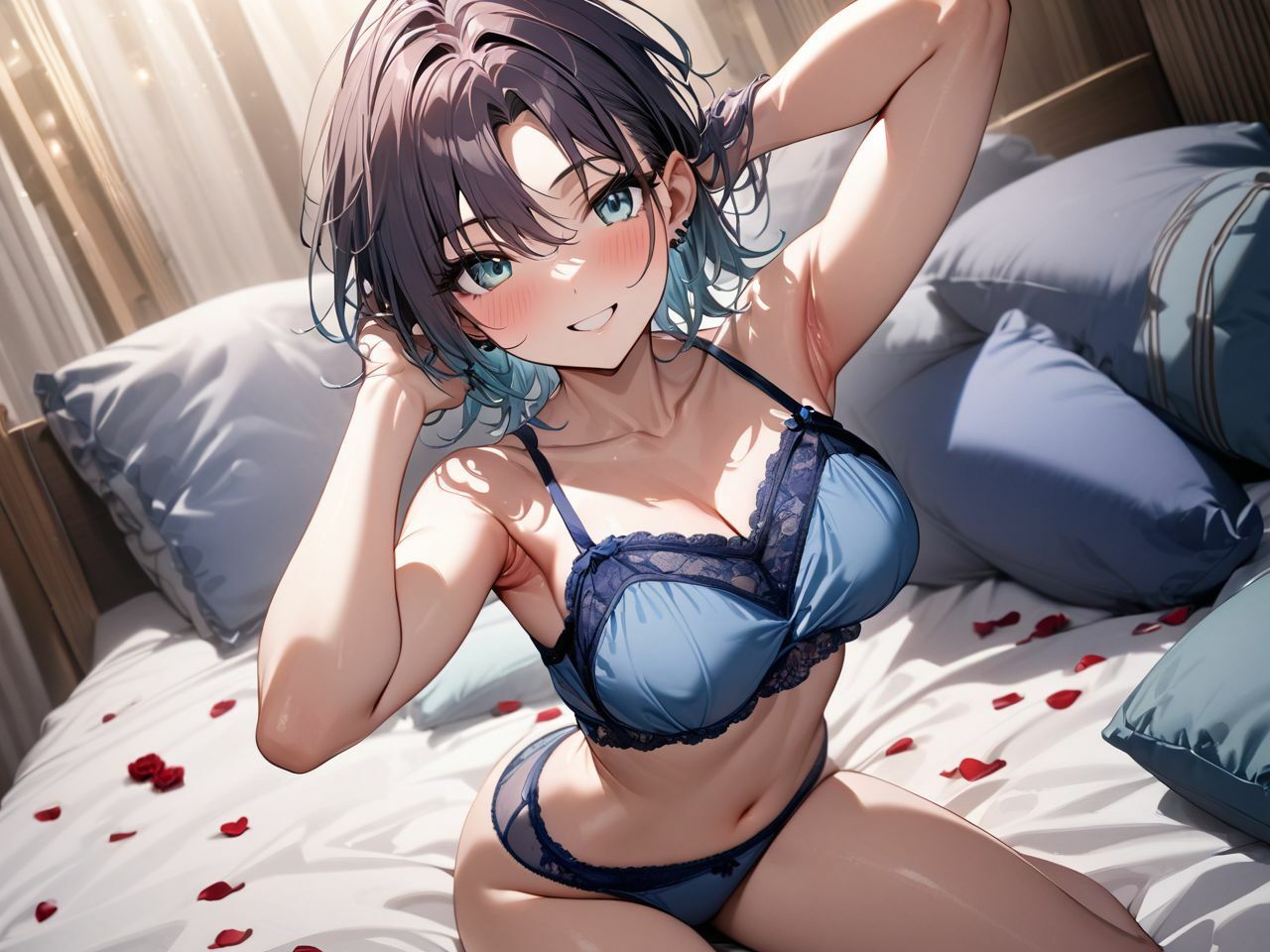 浅倉透セクシーランジェリーグラビアCG集 サンプル3ページ目