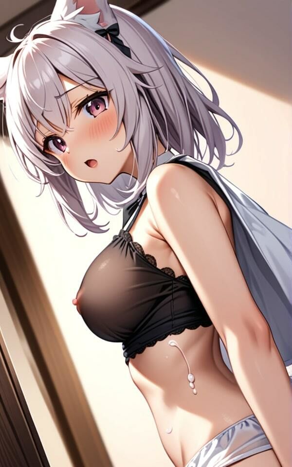 かわいい猫耳娘！ 御主人様、ずっと見るなヨ！ サンプル1ページ目