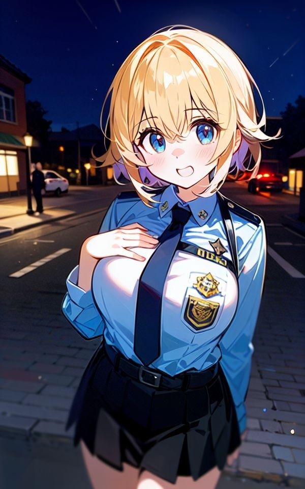 おちんぽ警察出動！こんなにおっきいの違反だぞっ！小さくしてアゲルね。 サンプル1ページ目
