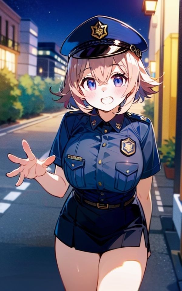 おちんぽ警察出動！こんなにおっきいの違反だぞっ！小さくしてアゲルね。 サンプル2ページ目