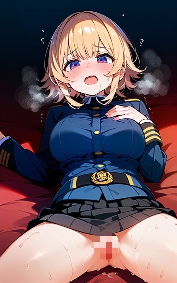 おちんぽ警察出動！こんなにおっきいの違反だぞっ！小さくしてアゲルね。 サンプル3ページ目