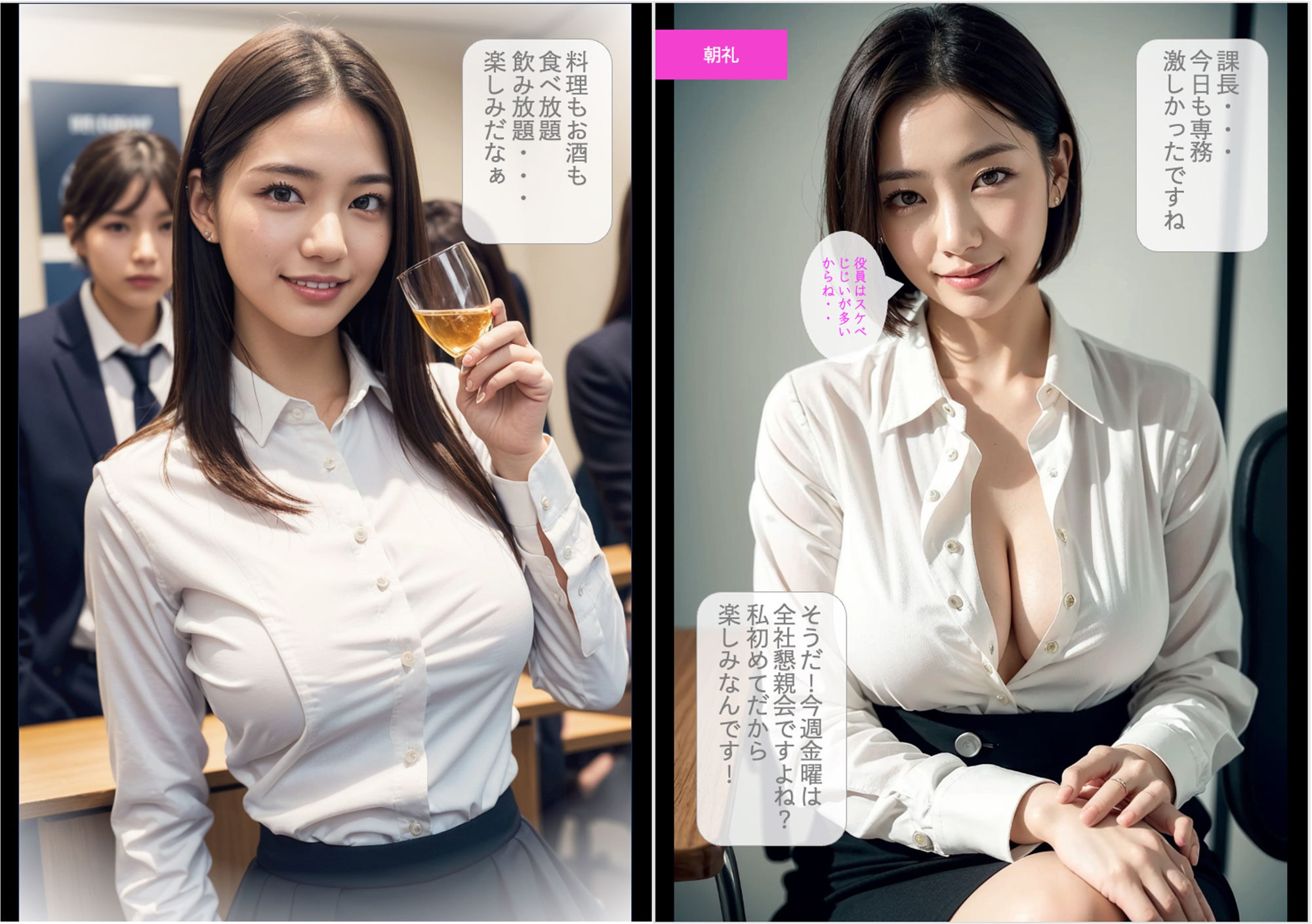 ［ストーリー＋大量画像］爆乳な美人新入社員は性欲処理課で中出しザーメン便器担当 サンプル7ページ目