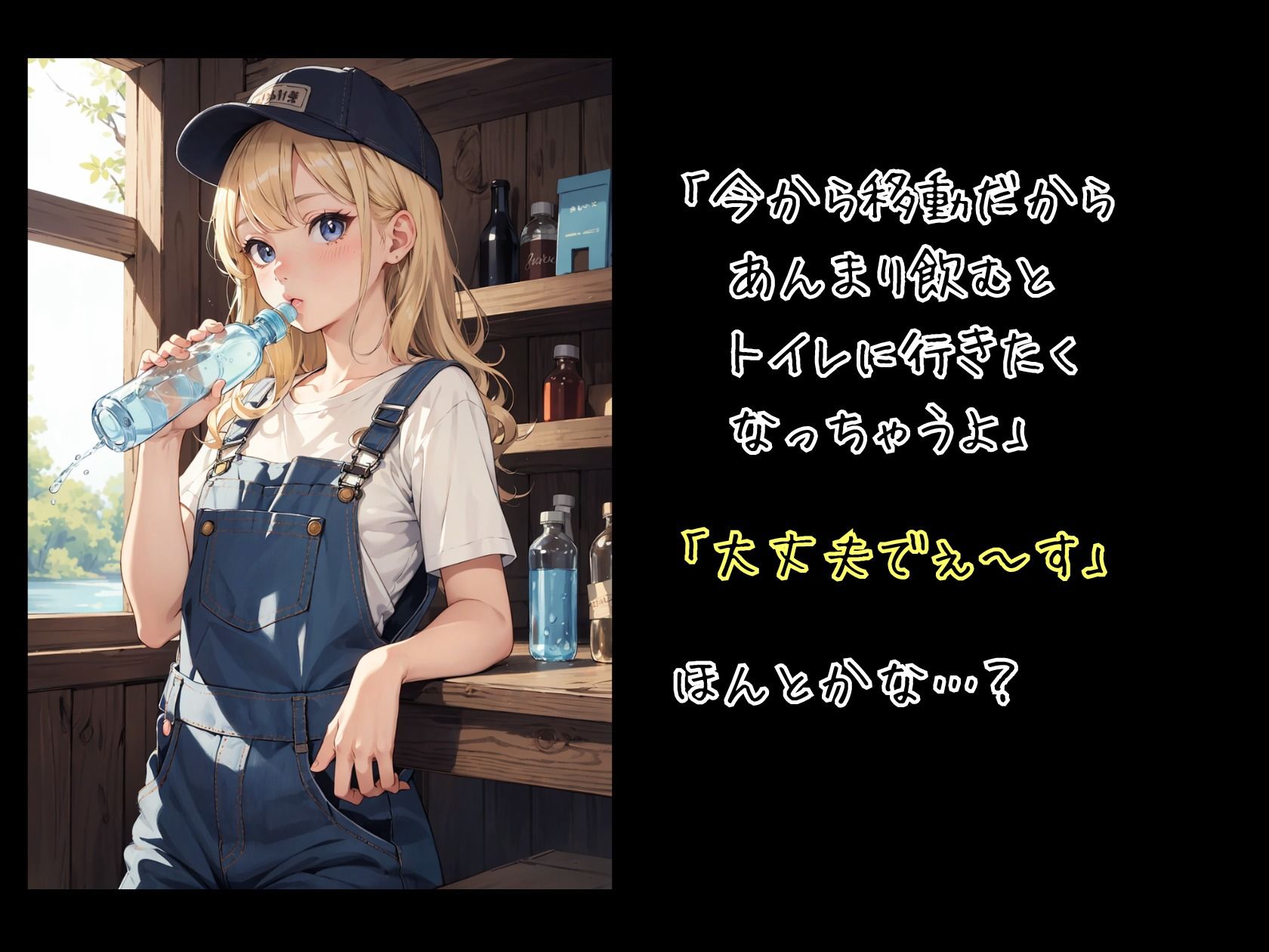 ハニートラップ ぶっかけ用CG集 野外放尿編 サンプル4ページ目