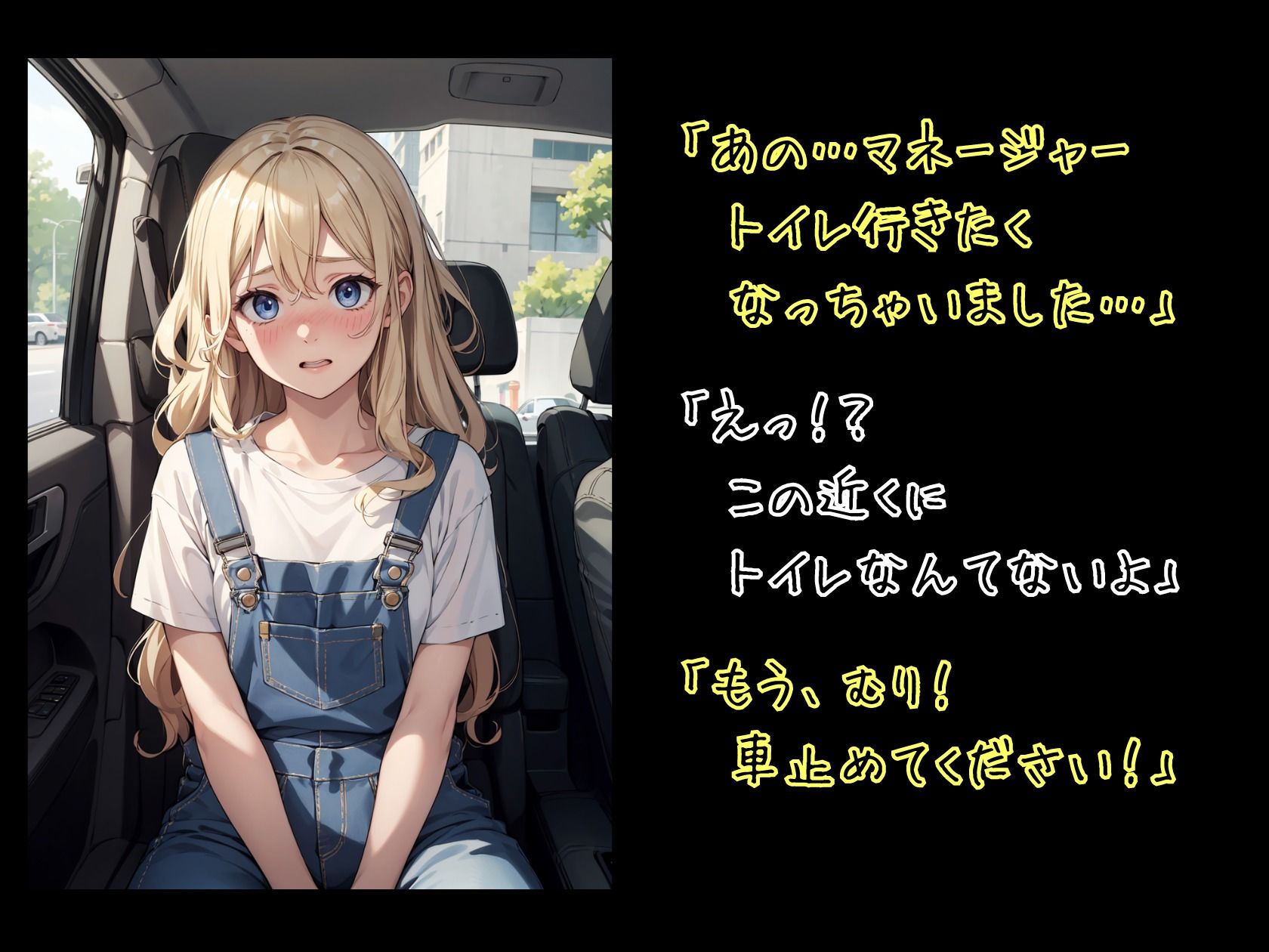 ハニートラップ ぶっかけ用CG集 野外放尿編 サンプル6ページ目
