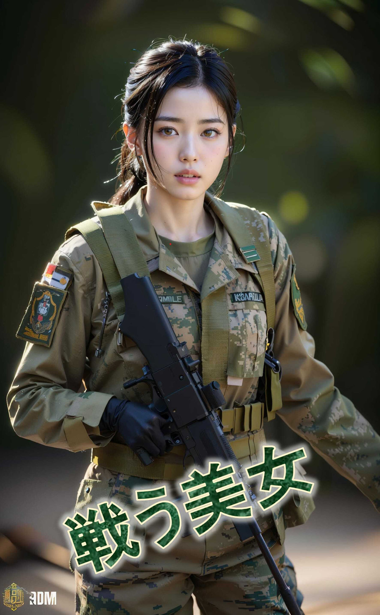 ミリタリー美女写真集 サンプル2ページ目