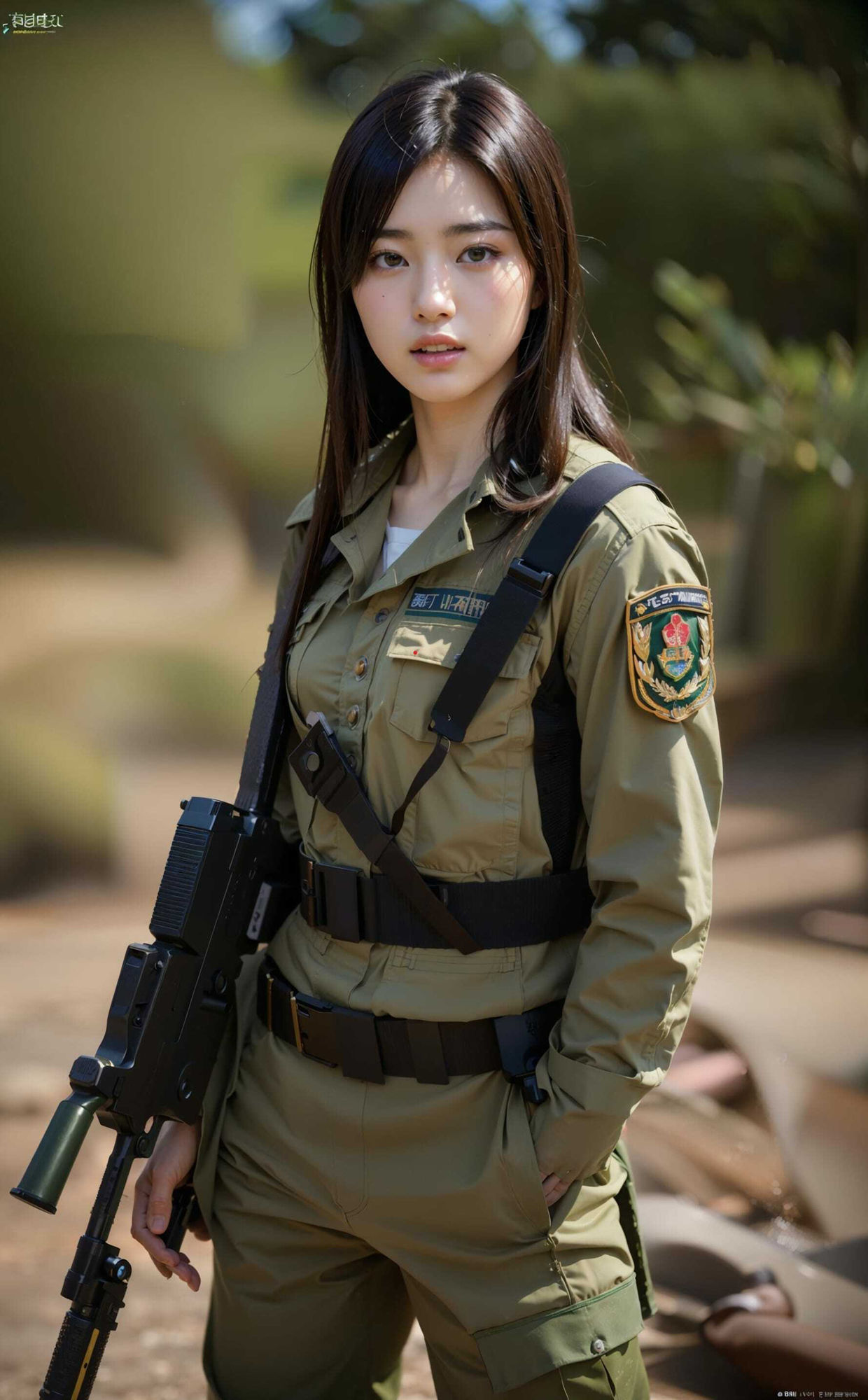 ミリタリー美女写真集 サンプル4ページ目