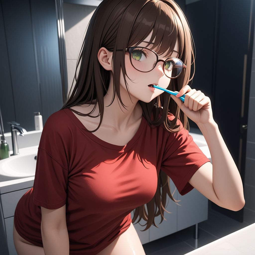 メガネっ娘の無防備な姿にムラムラ！すぐに脱がしたくなる気持ちを抑えて楽しむ時間。 サンプル3ページ目