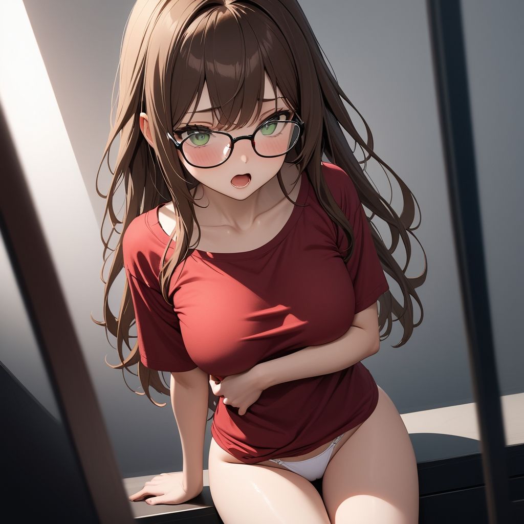 メガネっ娘の無防備な姿にムラムラ！すぐに脱がしたくなる気持ちを抑えて楽しむ時間。 サンプル7ページ目