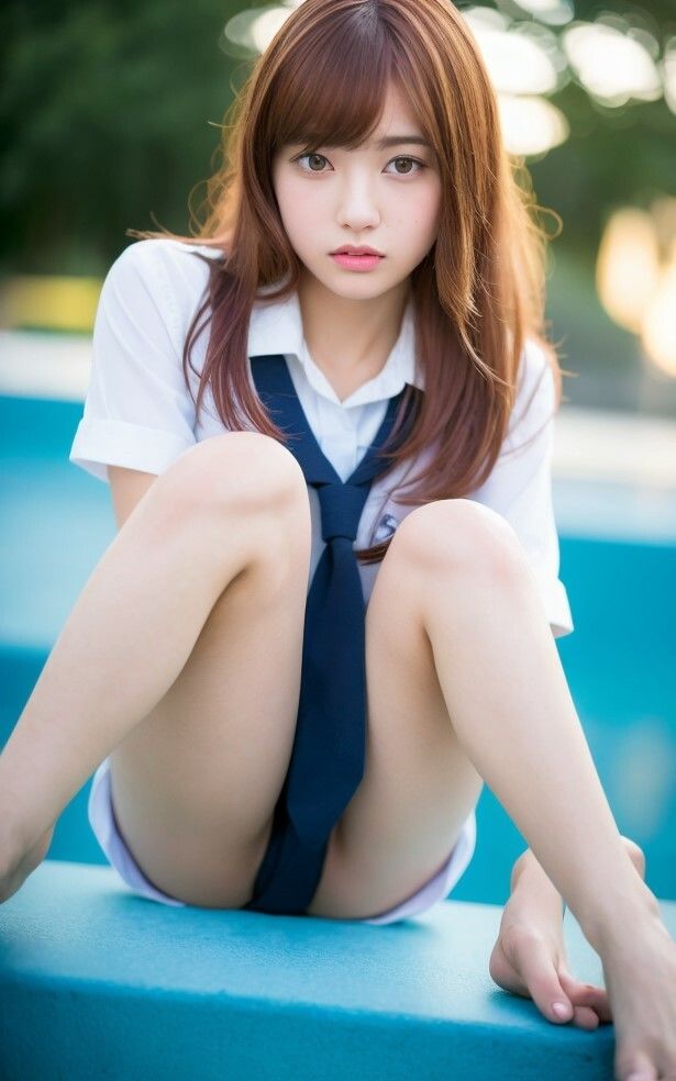 座り方が素敵すぎる美女 AIグラビア写真集 サンプル4ページ目
