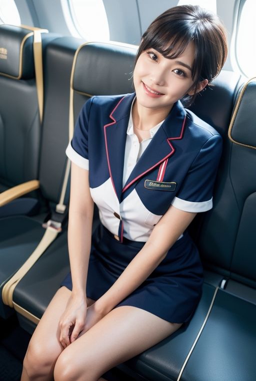 グラビア写真集｜国際線で働く美人CA サンプル2ページ目