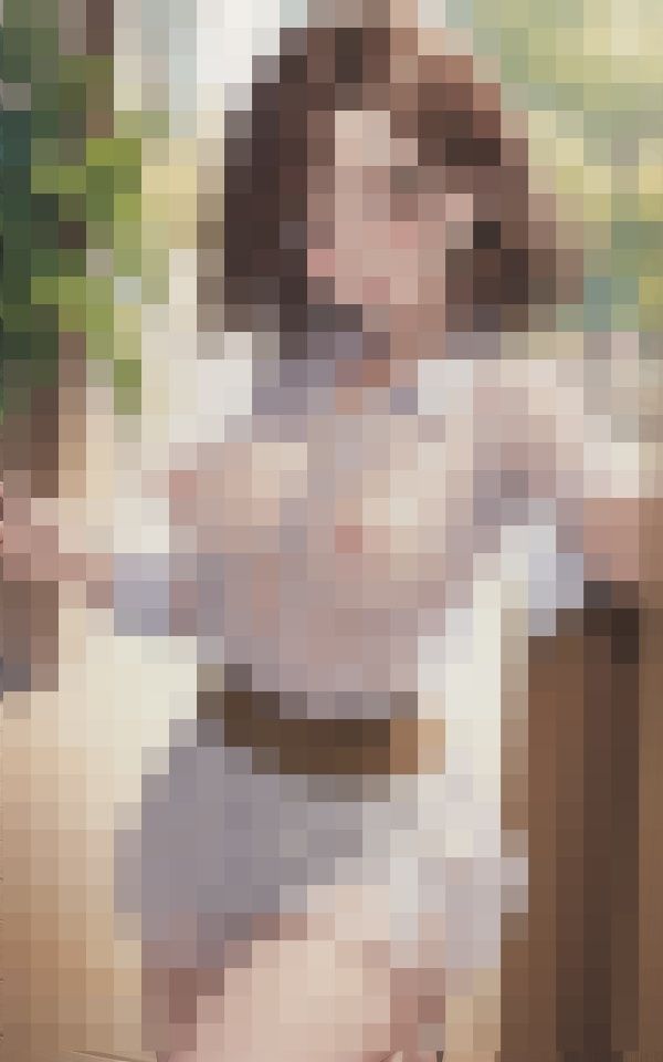 巨乳美女 乳首丸見えエロエロ姿 サンプル3ページ目