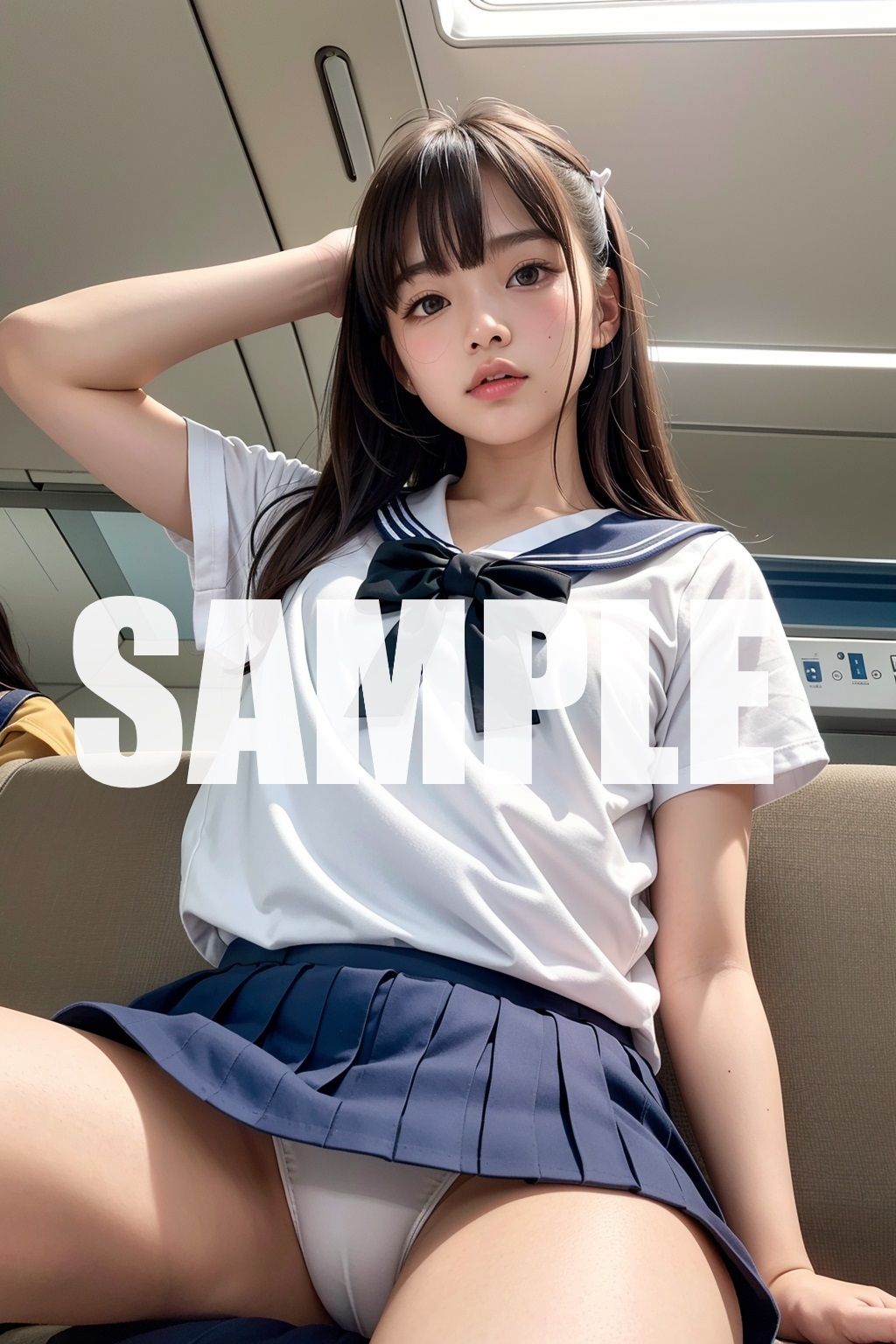 キュートなパンチラ電車 サンプル1ページ目