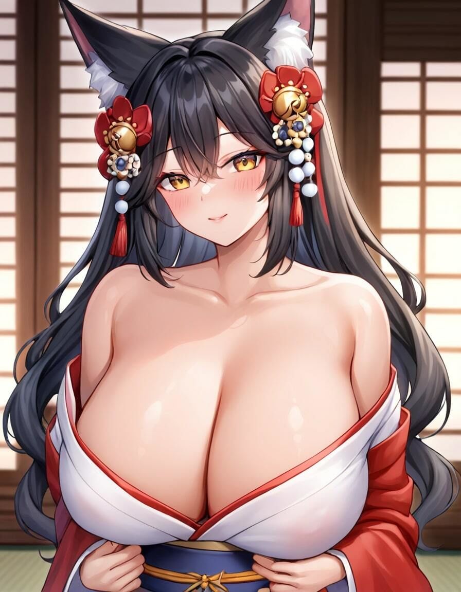 メスヅラ晒して種付けされるキツネ巫女 サンプル1ページ目