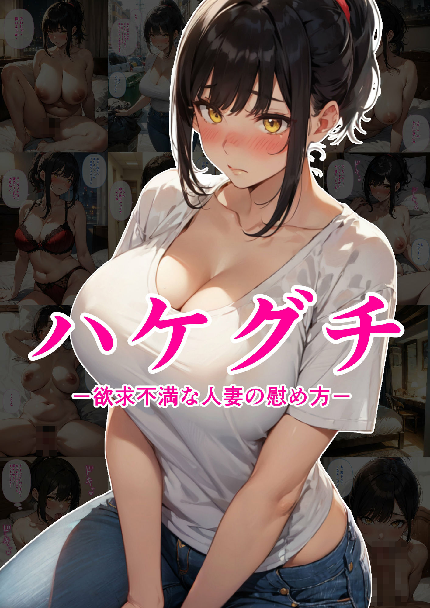 ハケグチ ー欲求不満な人妻の慰め方ー サンプル1ページ目