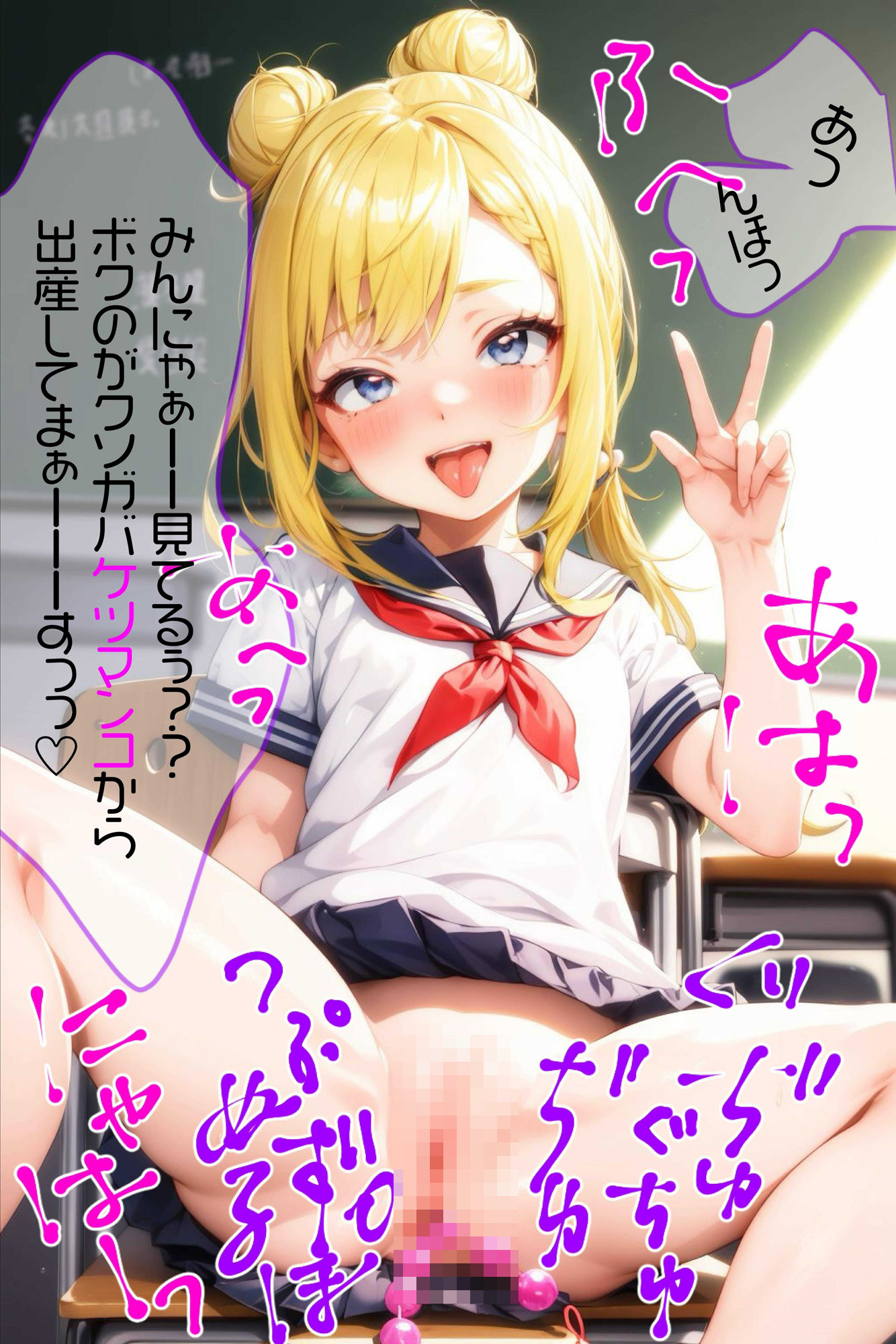 純情ビッチなクラスメイト【4K高画質】 サンプル7ページ目