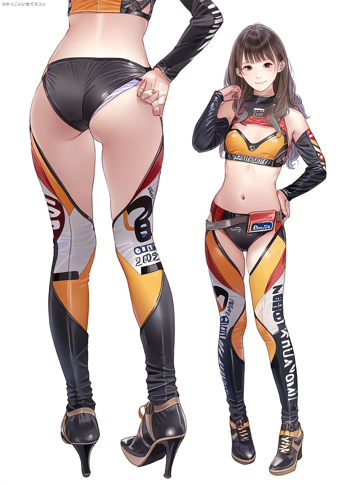 レースクイーンの後ろ姿 サンプル3ページ目