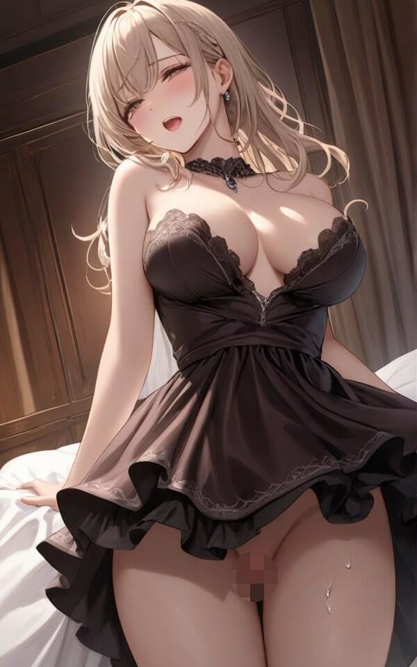 妖艶な美女のセクシードレス ノーブラのドレス姿はどうかな？ サンプル2ページ目
