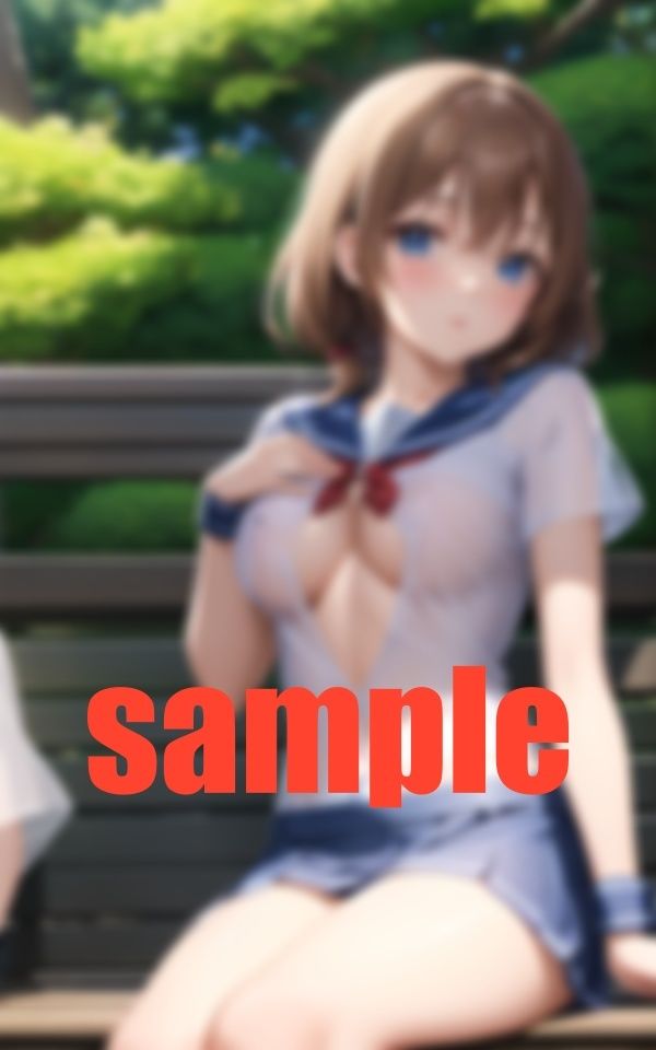 介抱！公園のベンチで うとうと女子 サンプル1ページ目